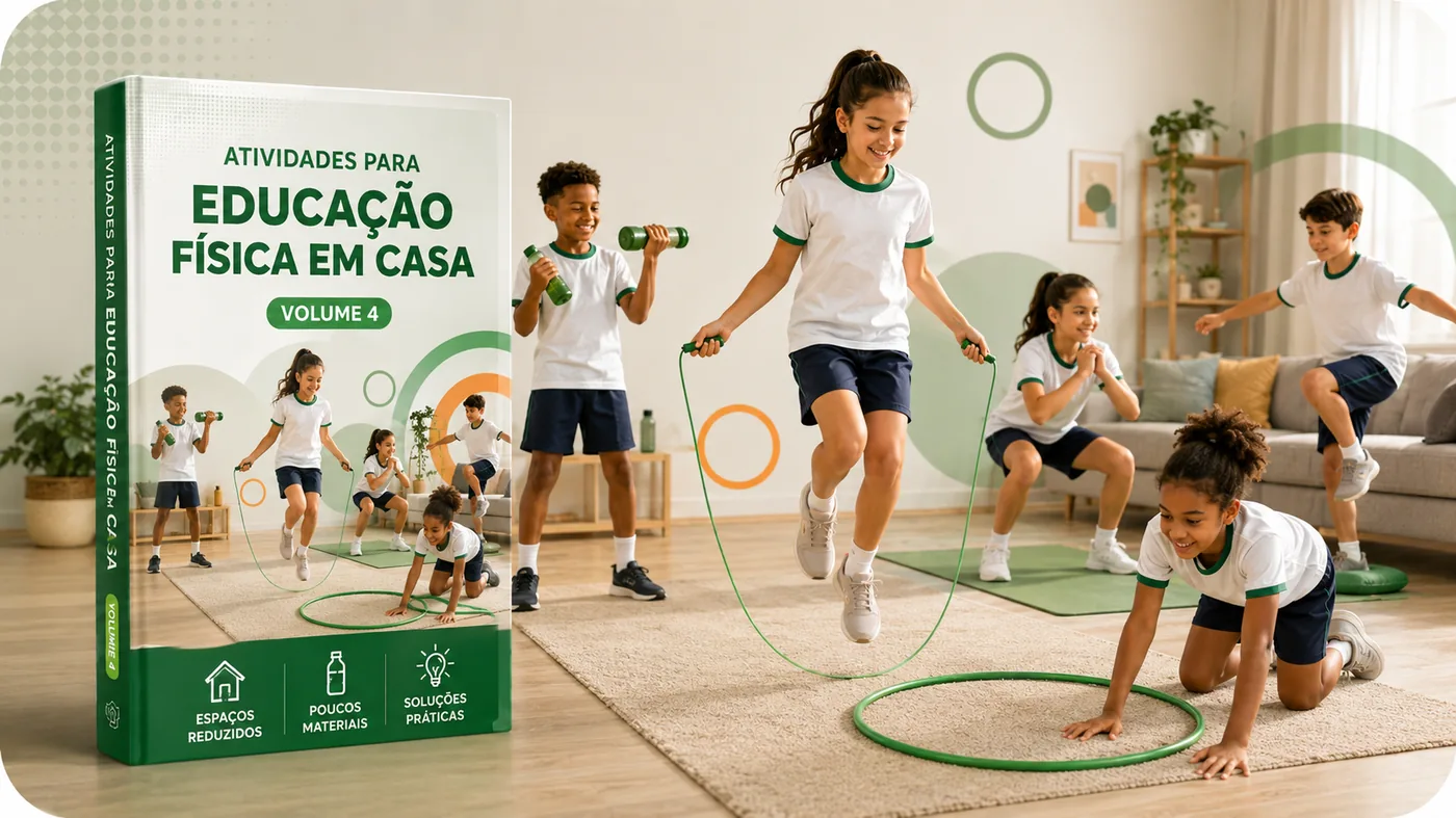 Banner Atividades para Educação Física em Casa